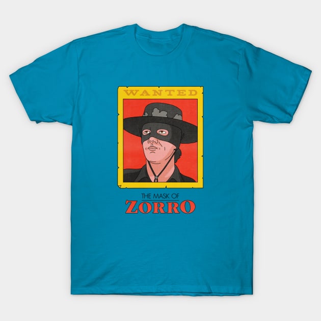 The Mask of Zorro T-Shirt by BryanWestArt